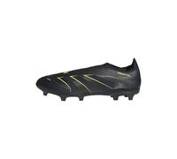 adidas Mixte Predator League Laceless Firm Multi Ground Football Boots Chaussures, Core Black/Carbon/Lucid Lemon, 42 2/3 EU