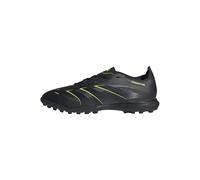adidas Mixte Predator League Turf Football Boots Chaussures, Core Black/Carbon/Lucid Lemon, 42 2/3 EU
