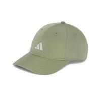 adidas Mixte Running Essential Climacool 6 Panel Baseball Hat, Tent Green/Reflective Silver, M-L