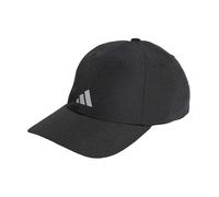 adidas Mixte Running Essentials AEROREADY Six-Panel Baseball Cap, Black/Matte Silver, M