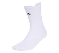 adidas Mixte Running Message Crew Sock Socks, white/black, L