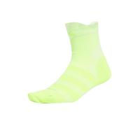 adidas Mixte RUNxADIZERO Sock 1PP, white/lucid lemon/lucid lemon, 11-12.5