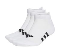 adidas Unisex Performance Cushioned Low Socks 3 Pairs Socks 6.5 - 8 white/white/