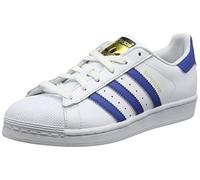 adidas Mixte Superstar Baskets Basses, Blanc (FTWR White/EQT Blue S16/Eqt Blue S16), 38 2/3 EU
