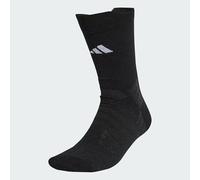 adidas Mixte Tennis Cushioned Crew Socks 1 Pair, Black/White, 10.5-12.5