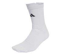 adidas Mixte Tennis Cushioned Crew Socks 1 Pair, dash grey/black, 10.5-12.5