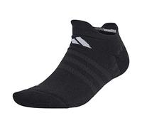 adidas Mixte Tennis Low-Cut Cushioned Socks 1 Pair, Black/White, 8.5-10