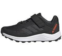 adidas Mixte Terrex Agravic Flow Hook-and-Loop Trail Running Shoes Low, Core Black/Solid Grey/Solar Red, 38 EU
