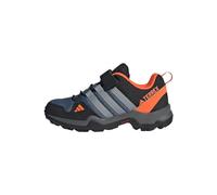 adidas Mixte Terrex AX2R Hook-and-Loop Hiking Shoes Chaussures de randonnée, Wonder Steel/Grey/Impact Orange, 34 EU