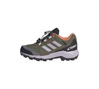 adidas Mixte Terrex Gore-TEX Hiking Shoes Chaussures de randonnée, Olive Strata/Silver Dawn/Amber Tint, 34 EU