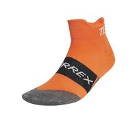 adidas Mixte Terrex HEAT.RDY Trail Running Speed Ankle Socks, semi impact orange/white, 8.5-10