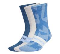 Adidas Chaussettes mixtes TERREX MULTI 3 paires Glow Blue/White/Tech Indigo Taille 4.5-6