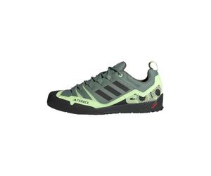 Adidas Mixte Terrex Swift Solo 2.0 Hiking Shoes, Silver Green/Core Black/Green Spark, 43 1/3 EU