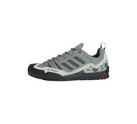 Adidas Mixte Terrex Swift Solo 2.0 Hiking Shoes, Silver Green/Legend Ivy/Linen Green, 41 1/3 EU