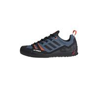 adidas Mixte Terrex Swift Solo 2.0 Hiking Shoes, Wonder Steel/Core Black/Orange, 37 1/3 EU