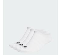Adidas Chaussettes Thin&Light Sportswear No Show – Lot de 3 – Multifonctions – EU 46-48 – Blanc/Noir