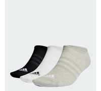 Adidas Chaussettes de sport Thin and Light No-Show 3 paires gris chiné/noir/blanc Taille 43-45