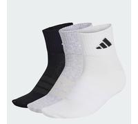 adidas Mixte THIN&LIGHT SPORTSWEAR ANKLE SOCKS 3 PAIR PACK, medium grey heather/white/black, 37-40