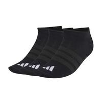 adidas Mixte THIN&LIGHT SPORTSWEAR NO SHOW SOCKS 3 PAIR PACK, black/black/white, 45-48
