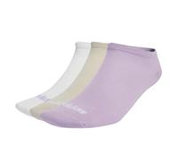 adidas Mixte Thin Linear Low-Cut Socks 3 Pairs, Powder Plum/White/Halo Mint, 8.5-10