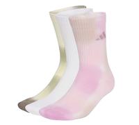 Adidas Chaussettes mixtes Tie-Dye - Pack de 3 - Multicolore / Blanc / Dual Indigo - Taille 40-42