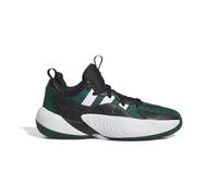 adidas Mixte TRAE Unlimited Chaussures de Basket-Ball, Collegiate Green/Core Black/Cloud White, 48 EU