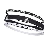 adidas Mixte Training Headbands 3 Per Pack, Black / White / White, M