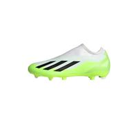 adidas Mixte X CRAZYFAST.3 LL FG Chaussures de Football, Cloud White/Core Black/Lucid Lemon, 46 EU