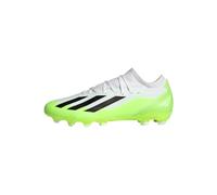 adidas Mixte X Crazyfast.3 Multi-Ground Boots, Cloud White/Core Black/Lucid Lemon, 44 EU