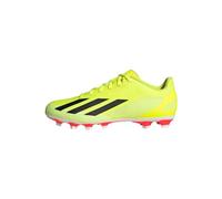 adidas Mixte X Crazyfast Club Flexible Ground Boots, Solar Yellow / Core Black / Cloud White, 46 EU
