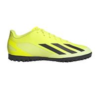 adidas Mixte X Crazyfast Club Turf Boots Chaussures de Football, Solar Yellow/Core Black/Cloud White, 43 EU