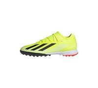 adidas Mixte X Crazyfast League Turf Boots, Solar Yellow/Core Black/Cloud White, 47 1/3 EU