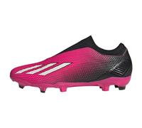 Adidas Mixte X Speedportal.3 Laceless Firm Ground Boots, Shock Pink/Zero Metalic/Core Black, 44 2/3 EU