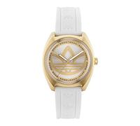 ADIDAS ORIGINALS Montre à affichage analogique 'EDITION ONE' or / blanc, Taille One Size