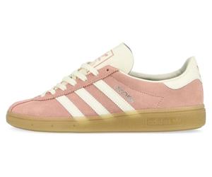 adidas Munich Baskets pour femme Rose, Rose clair, blanc, crème, caoutchouc, 41 1/3 EU