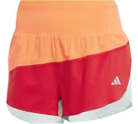 Adidas New York City Running Split Shorts Womens Rouge/Écarlate/Aqua 8 (XS) Female