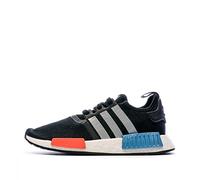 adidas NMD_r1 Baskets Homme, Core Black Silver Met Solar Red, 42 2/3 EU