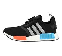 adidas NMD_r1 Baskets pour Homme, Core Black Silver Met Solar Red, 46 EU