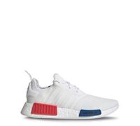 adidas NMD_R1, Chaussure de Piste d'athltisme Homme, Blanc/Bleu/Rouge, 43 1/3 FR - 9UK