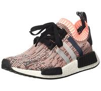 Adidas Nmd_r1 Primeknit, Sneaker Basses Femme, Multicolore (Core Black/Clear Onix/Sun Glow S16), 37 1/3 EU