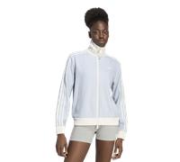 Adidas Og Tweed Tracktop Femme - Vestes Zippees, Bleu - Taille L (42-44) - Poly Mesh Blue L (42-44)