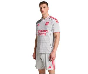 Adidas Olympic Lyon Third 25-26 Homme - Jerseys/Réplicas, Gris - Taille XS - Poly Jersey Grey XS