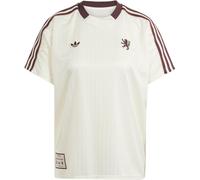 Adidas Olympique Lyonnais Terrace 2024 2025 Icons Shirt Womens Ivoire 10 (S) Female
