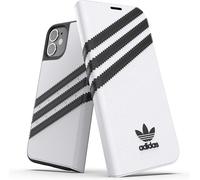 Adidas OR Housse Bookcover pour Apple iPhone 12 Mini Blanc Housse Case Cover