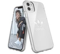 adidas Original Coque de Protection Transparente Compatible avec iPhone 11 avec Grand Logo imprimé Transparent