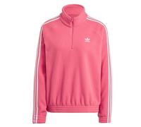 Adidas Original Moitié Zip Polar Polaire Hiver Pull Trefoil Sweat Rose
