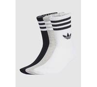 ADIDAS ORIGINALS Chaussettes gris chiné / noir / blanc, Taille 40-42