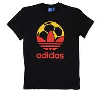 Adidas Originals Adi Trefoil Football Espagne Tee Shirt Noir Rouge Jaune S