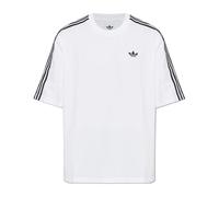Adidas Originals - Adicolor 3-Stripes Oversized Tee - Homme - Tops - Blanc - Taille: M