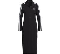 Adidas Originals Adidas Logo Embroidered Midi Cardigan Dress Womens Noir 4 (3XS) Female